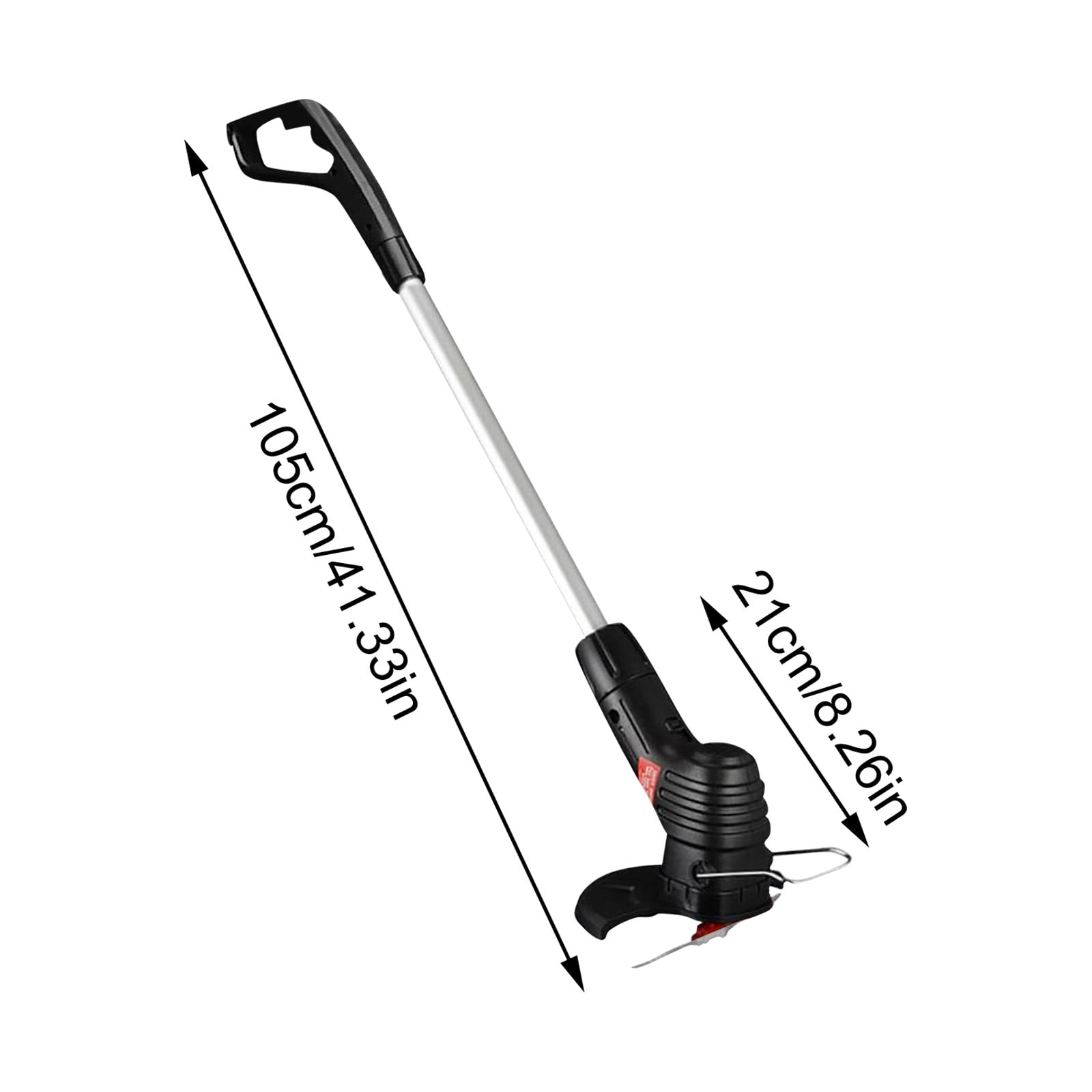 Cordless String Trimmer Edger, Electric Weed Eater Cutter with Telescopic Shaft, Cordless Lawn Trimmer Cordless Rechargeable Grass Trimmer String Grass Trimmer for Garden Lawn