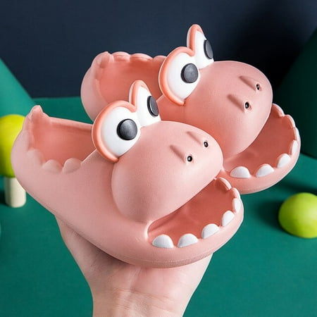 

CoCopeanut Kawaii Dinosaur Child Slippers Summer Baby Oudoor Non-slips LightWeight Shoes Slides Boys Cute Cartoon EVA Sandals 2022 New
