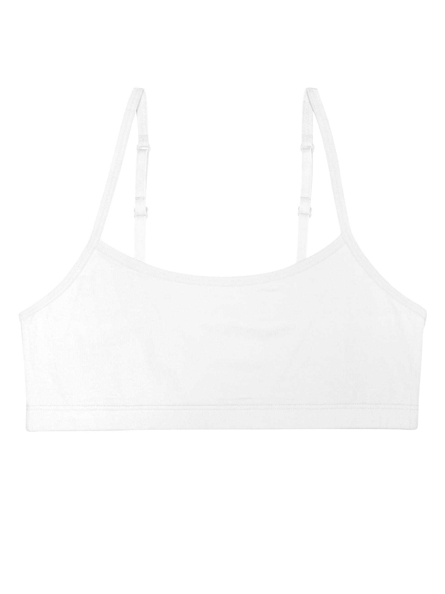 Wonder Nation Girls Cotton Bra, 2-Pack, Sizes S-XXL