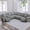 Gray-078, variant on Oversized Power Reclining Sectional Sofa with Wireless Charger,6-Seater Faux Fur Sectional with Hidden Cup Holders,Storage Console,USB & Type-C Ports,Grey