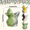 thumbnail image 3 of Cute Frog Shaped Succulent Planter Pot, Cute Animal Shaped Ceramic Flower Pot, Small Ceramic Cactus Flower Container, Funny Animal Shaped Indoor Air Plants Holder, 3 of 4