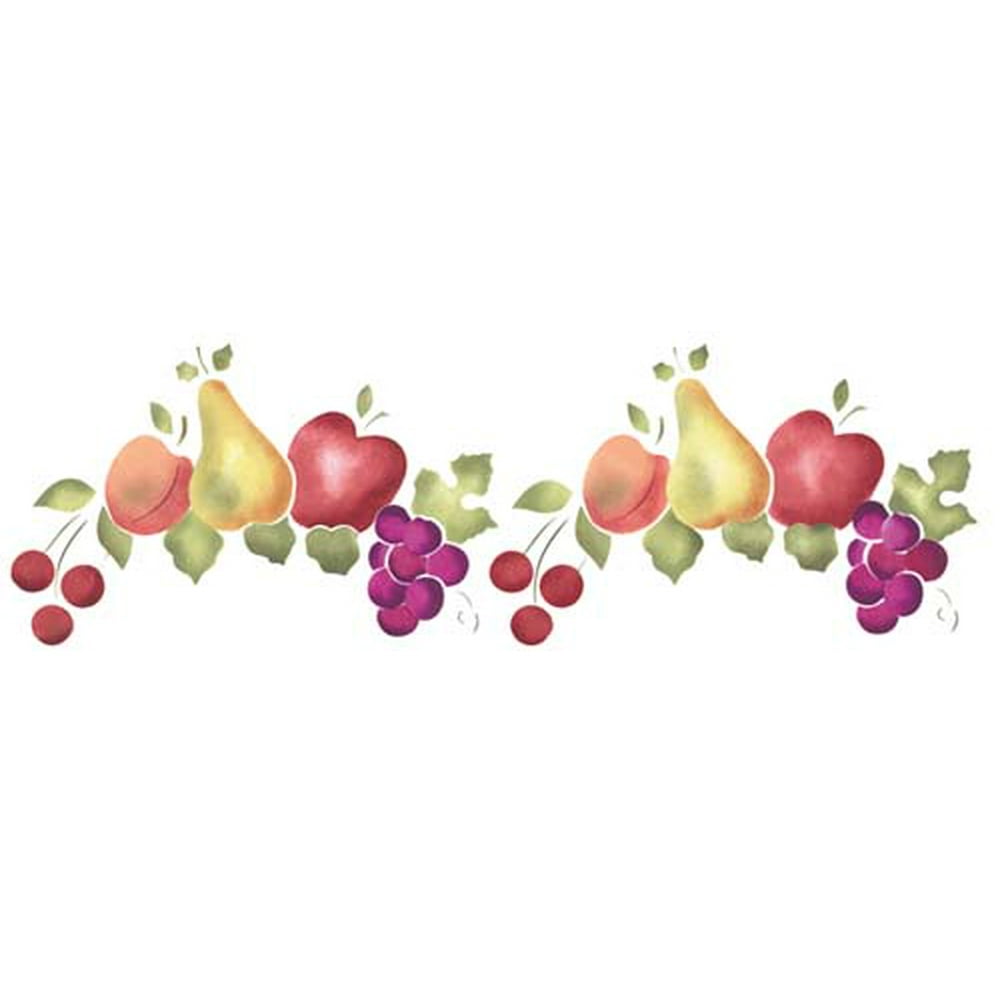 Fruit Wall Stencil SKU #1820 by Designer Stencils - Walmart.com