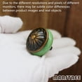 thumbnail image 5 of HDJNal Set of 4, Green Ceramic Knobs - Kitchen Cabinet Cupboard Door knobs, Round Mushroom Shape Vintage Pull Handles for Furniture, Drawer Handles - Vintage Shabby Chic (33mm Diameter), 5 of 6