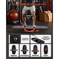 thumbnail image 3 of VEVOR Balance Board, 3-Level Height Adjustable Wobble Board Trainer for Adults, Premium Wooden Balance Training Equipment, with Roller, Magnetic Stoppers, Storage Rack, for Core Workouts, Surf Trainer, 3 of 9