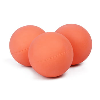 Athletic Works 3-Pack Standard Size Soft Sponge Lacrosse Balls, Red