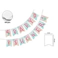 thumbnail image 4 of Inkdotpot Ready To Hang,Girl Baby ShowerBirthdayBunting, Pre StrungMermaid ThemeBaby ShowerDecorations,BuntingBannerFlags, 4 of 6