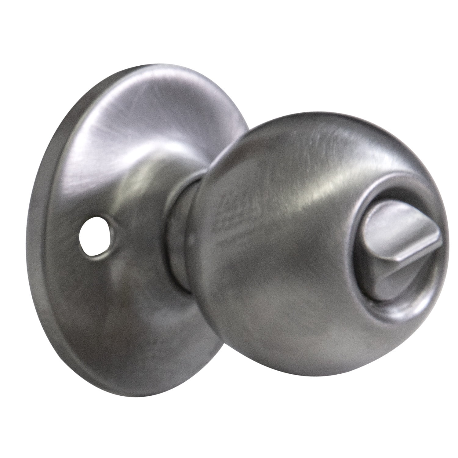 Design House Ball Keyed Entry Door Knob, Satin Chrome