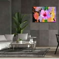 thumbnail image 6 of Epic Graffiti 'Flower Design K2' by Ata Alishahi, Giclee Canvas Wall Art, 60"x40", 6 of 8