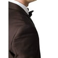 thumbnail image 3 of Caravelli Men's 65609 Slim Fit Textured Top 3 Piece Tuxedo - Burgundy - 40R, 3 of 6