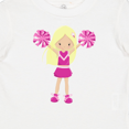 thumbnail image 4 of Inktastic Cheerleaders, Girl With Blonde Hair, Pink Uniform Girls Baby T-Shirt, 4 of 5