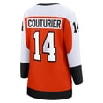 thumbnail image 3 of Women's Fanatics Sean Couturier Orange Philadelphia Flyers Home Breakaway Player Jersey, 3 of 3