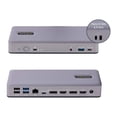 thumbnail image 4 of StarTech.com USB-C Docking Station, Multi-Monitor HDMI/DP/DP Alt Mode USB-C Dock, Triple-4K 30Hz / Dual-4K 60Hz, 7-Port USB Hub, 60W Power Delivery, Gigabit Ethernet - Works With Chromebook (WWCB) certified (DK31C3MNCR) - Docking station - USB-C / Thunderbolt 3 / Thunderbolt 4 - 2 x HDMI, 2 x DP, USB-C - 1GbE - 60 Watt, 4 of 11