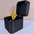 thumbnail image 3 of Caja de regalo sorpresa con forma de dedo medio, divertida caja de regalo sorpresa emergente, regalo de broma divertido y novedoso para Navidad y Halloween para decoración de escritorio de oficina y, 3 of 5