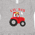 thumbnail image 4 of Inktastic Farmer Tractor Little Sis Girls Toddler Dress, 4 of 5