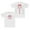 White, variant on Kpop Stray Kids Dominate World Tour Merch T-shirt unisex T-shirt loose and fashionable short sleeved top