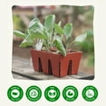 thumbnail image 5 of Epic Gardening Reusable Seed Starter Tray, 6 Cell/ 6 Seedling Starter Trays, Easy Watering, Indoor Greenhouse, UV-Treated & BPA-Free, Terracotta, 6-pk, 5 of 6