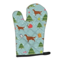 Christmas Irish Setter Oven Mitt