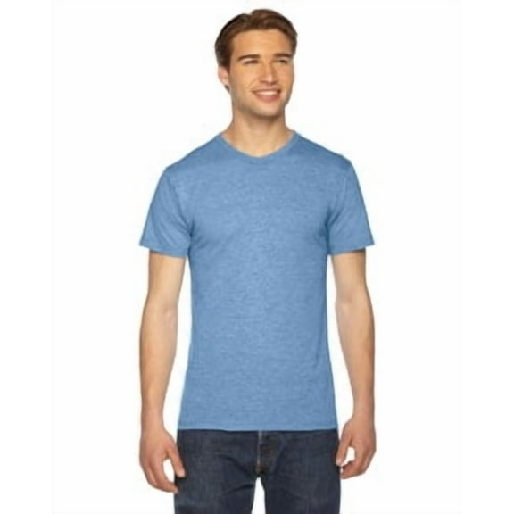 American Apparel Tri-Blend Short Sleeve Track Shirt (TR401W) Athletic Blue, 3XL