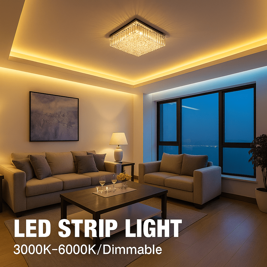 YI LIGHTING LED 16.4FT Tunable White LED Tape Light Kit with Remote 2700K-6500K