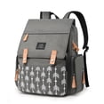 thumbnail image 1 of Nestbag Unisex Diaper Backpack Grey, 1 of 4