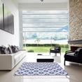 thumbnail image 7 of Ahgly Company Machine Washable Indoor Rectangle Transitional Lavender Blue Area Rugs, 2' x 5', 7 of 7