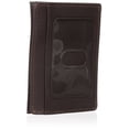 thumbnail image 4 of Dopp Men's Regatta Front Pocket Get-Away Minamalst Slim Wallet, Mahogany, One Size, 4 of 4