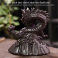 thumbnail image 4 of Brûleur d'encens à reflux en céramique motif dragon, décoration d'intérieur (dragon), 4 of 4