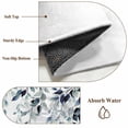 thumbnail image 6 of Round Rug 7Ft Washable Non-Slip, Blue Teal Eucalyptus Circle Area Rugs for Living Room Bedroom, Weeping Botanical Leaf Watercolor Indoor Floor Mats Carpet Runner for Home Decor Aesthetic, 6 of 8