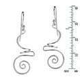 thumbnail image 4 of Intricate Abstract Swirls Sterling Silver .925 Dangle Fish Earrings | Earrings for Women | Sterling Silver Earrings | Dangle Earrings For Women, 4 of 5