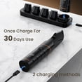 thumbnail image 6 of Manscape All-in-One Body & Pubic Hair Trimmer for Men, V-Shaped No-Nick Groin & Ball Shaver, Waterproof Mens Electric Grooming Kit with LED Display, Type-C Rechargeable , Charging Dock, 6 of 10