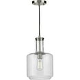 thumbnail image 4 of Progress Lighting, Latrobe, 1-Light Pendant, Matte Black, Clear Glass Shade, 4 of 4