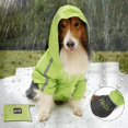 thumbnail image 2 of Chubasquero Pet Large Dog Rain Slicker Talla XXXL - Verde con gris oscuro Yuyangstore Impermeable impermeable plegable, 2 of 8