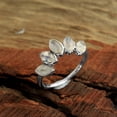 thumbnail image 2 of Moonstone Silver Ring 925 Sterling Silver Handmade Jewelry Women Ring, 2 of 4