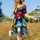 thumbnail image 4 of Soy fan de los cómics. ¡KAPOW! Vestido de manga corta, vestidos de manga larga, vestido de manga larga, vestido para mujer, ropa de verano para mujer., 4 of 7