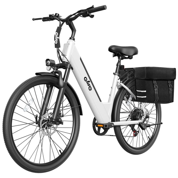 Actbest 26" Electric Bike for Women, 500W Powerful Motor, 48V 7.8Ah Battery, 7-Speed, Front Suspension, LCD Display, Wide Saddle, Mountain E-Bike for Adults
