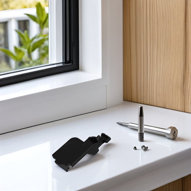 CHICHUMID 2Ud Gancho Para Puerta De Microondas Negro Repuesto Con Soporte Y Seguridad Aumentada