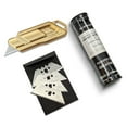 thumbnail image 2 of MILSPIN Magnus Brass Utility Knife | Box Cutter | EDC Utility Blade | Utility Knives | Retractable Razor Blade | EDC Knife | Includes 5 Blades | Veteran Made in the USA, 2 of 3