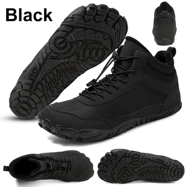 Botines Forrados Piel Deporte Descalzas Botas Nieve Invierno Impermeables para Hombres Y Mujeres