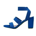 thumbnail image 2 of DREAM PAIRS Women's Chunky High Heel Open-Toe Sandals with Elastic Straps, 2 of 4