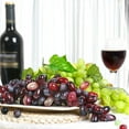 thumbnail image 3 of Artificial Plant Simulation Fruit Artificle Grape Handle Plastic False Grape String Shooting Props Home Vine Decoration, 3 of 7