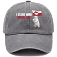 thumbnail image 1 of I Stand With Greenlands Flag Bear Kalaallit Greenlanders Hats For Men Stylish, 1 of 1