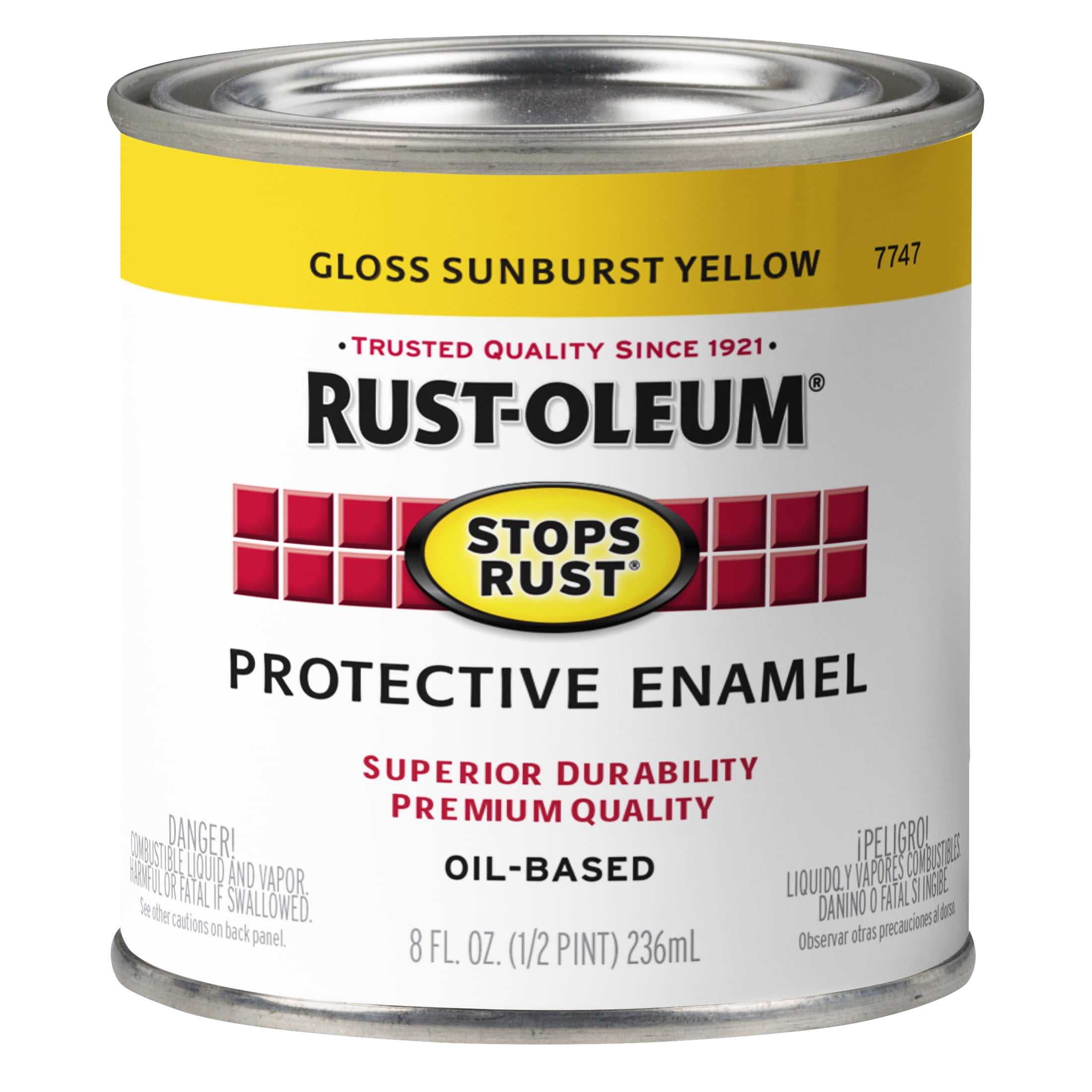 2 Pack, White, Rust-Oleum Stops Rust Flat Protective Enamel- 7790502, Quart