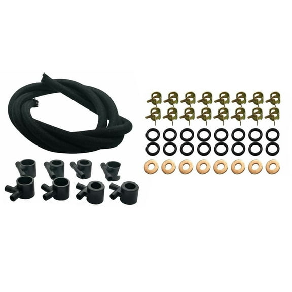 LisFaxbo Fuel Injector Return Line Kit Replacement 1988-1994 Ford F350 7.3L IDI Diesel Injector