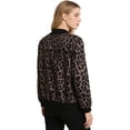 thumbnail image 2 of inhzoy Women's Bomber Jacket Lightweight Zip Up Casual Metallic Jacket Coat Outerwear Leopard M, 2 of 7