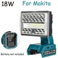 thumbnail image 4 of Linterna LED para Exteriores Lámparas de Inundación para Makita/Dewalt/Milwaukee/Bosch/Black&Decker/Ryobi 18V Batería de Iones de Litio Linterna de Trabajo, 4 of 25