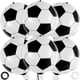 thumbnail image 1 of Globos de fútbol AIQINHU redondos metálicos de 22 cm, 6 unidades, para fiestas, 1 of 7