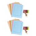 thumbnail image 1 of 2 Sets Paper Photo Frame Wooden Clips Hemp Rope Home Hanging Picture Wall Decor, 1 of 9