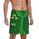 thumbnail image 2 of Balery St Patrick's day Pantalones cortos de pijama de punto de algodón para hombre con cinturilla y bolsillos-3X-Large, 2 of 6