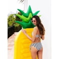 thumbnail image 3 of Pineapple Pool Party Floating Raft Beach Swimming Inflatable Water Deck Chair, 3 of 5