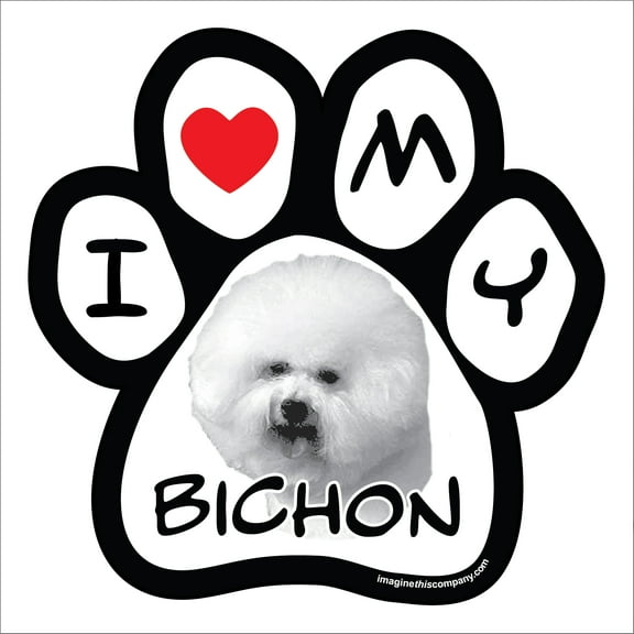 Bichon Photo Paw Magnet